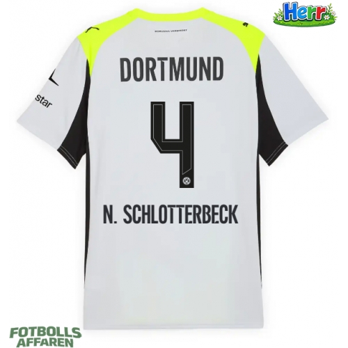 Borussia Dortmund Nico Schlotterbeck #4 Bortatröja 2025-26 Kortärmad